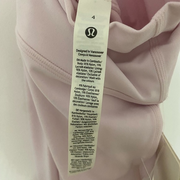 NWT lululemon BLISSFUL PINK align 25” leggings size US 4 - Picture 13 of 15